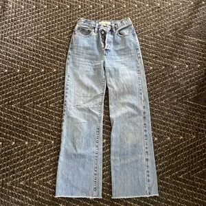 denim forum farrah wide leg jeans